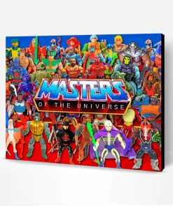 Masters of The Universe Paint By Number