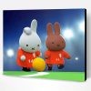 Miffy Playing Football Paint By Number