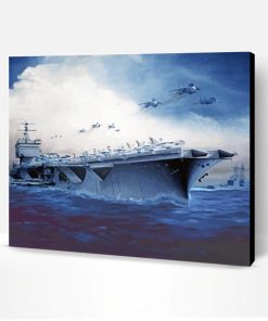 Military Ships Uss Enterprise Paint By Number