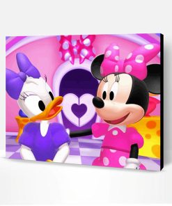 Minnie Mouse And Daisy Duck Animation Paint By Number