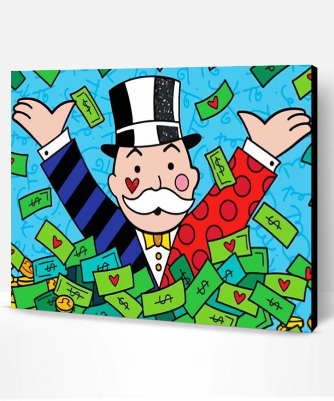 Mr Monopoly Paint By Number