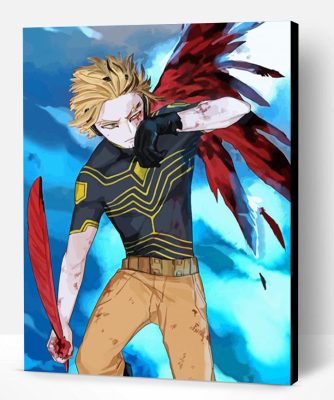 My Hero Academia Hawks Paint By Number