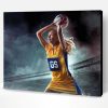 Netball Player Paint By Number