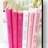 Pink Books Paint By Number