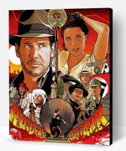 Raiders of the Lost Ark art Paint By Numbers