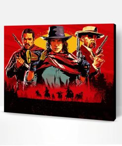 Red Dead Redemption Characters Paint By Number