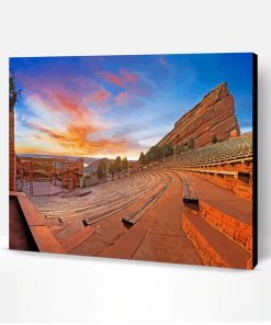Red Rocks Amphitheatre In Colorado Paint By Number