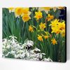 Snowdrops And Daffodils Paint By Number