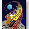 Space Roller Coasters Paint By Number