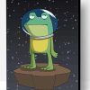 Space Frog Illustration Paint By Number