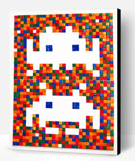 Space Invader Art Paint By Number