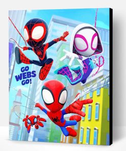 Spidey And His Amazing Friends Paint By Number