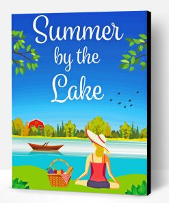 Summer At The Lake Poster Paint By Number