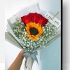 Sunflowers And Roses Bouquet Paint By Number