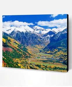 Telluride Colorado Paint By Number