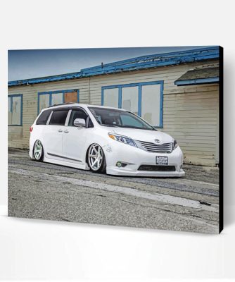 White Toyota Sienna Paint By Number