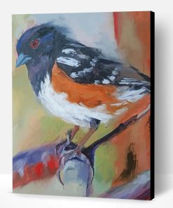 Abstract Towhee Paint By Number