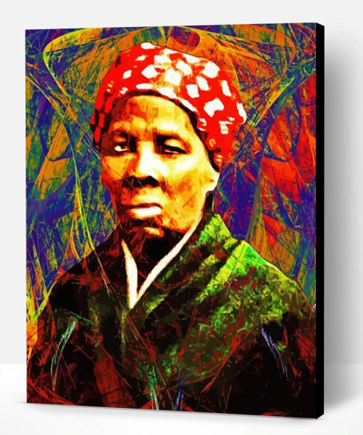 Abstract Harriet Tubman Paint By Numbers