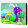 Adorable Rainbow Dragon Paint By Number