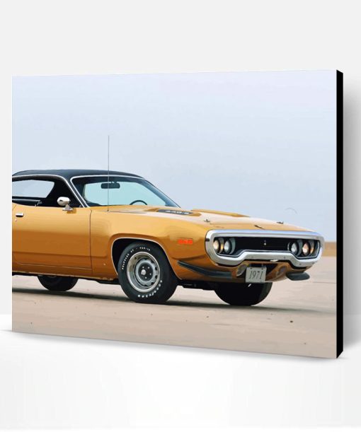 Aesthetic 1971 Road Runner Paint By Number