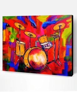 Aesthetic Drumkit Art Paint By Number