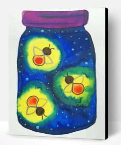 Aesthetic Fireflies Paint By Number