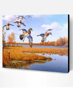 Aesthetic Waterfowl Paint By Number