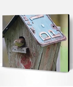 Aesthetic Birds And Bird Houses Paint By Number
