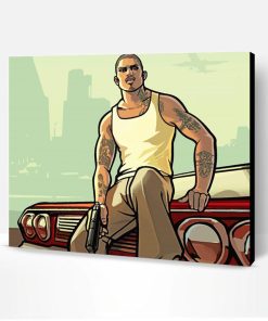 Aesthetic Grand Theft Auto Art Paint By Number
