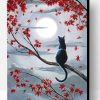 Aesthetic Lonely Cat Moon Paint By Number