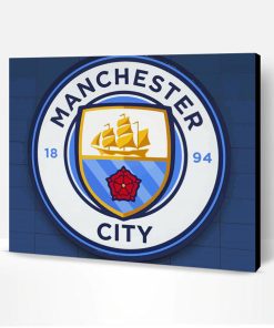 Aesthetic Man City Badge Paint By Number