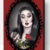 Aesthetic Morticia Illustration Art Paint By Number