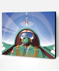 Aesthetic Plane Pilot Paint By Number