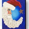 Aesthetic Santa Moon Illustration Paint By Number