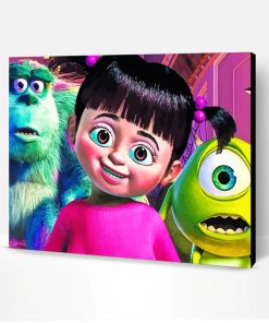 Boo Monsters Inc Paint By Number