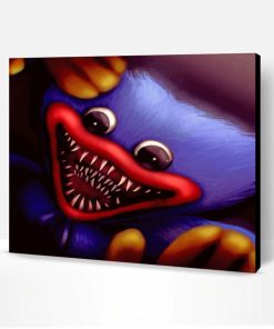 Creepy Huggy Wuggy Poppy Playtime Paint By Number