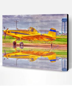 Crop Duster Plane Paint By Numbers