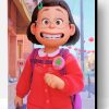 Cute Turning Red Animated Movie Paint By Number