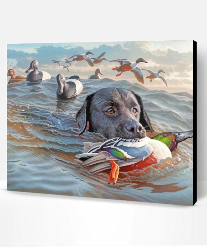 Duck Hunting Paint By Number
