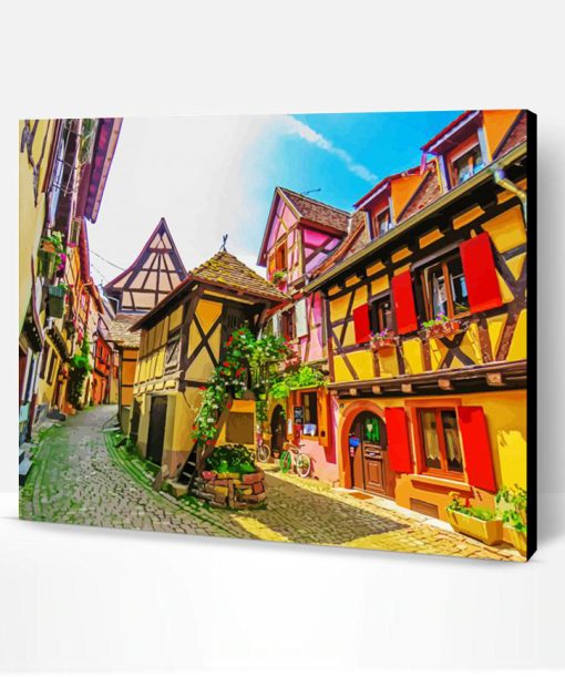 Eguisheim Village Paint By Number