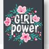 Floral Girl Power Paint By Number