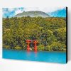 Japan Shrine Landscape Paint By Number
