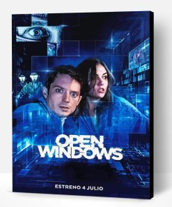 Open Windows Poster Paint By Number