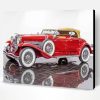 Red Duesenberg Paint By Number