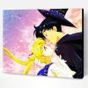 Sailor Moon And Tuxedo Mask Paint By Number