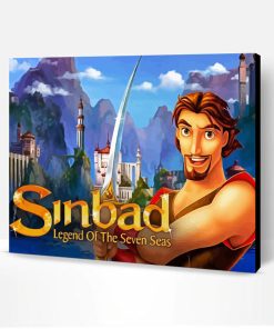 Sinbad Legend of The Seven Seas Paint By Number