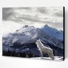 Snowy Mountains Anime Landscape Paint By Number