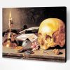 Still Life With a Skull And a Writing Quill Paint By Number