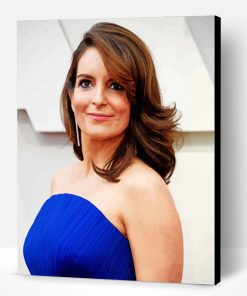 The Actress Tina Fey Paint By Number