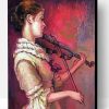Vintage Lady Violinist Paint By Numbers